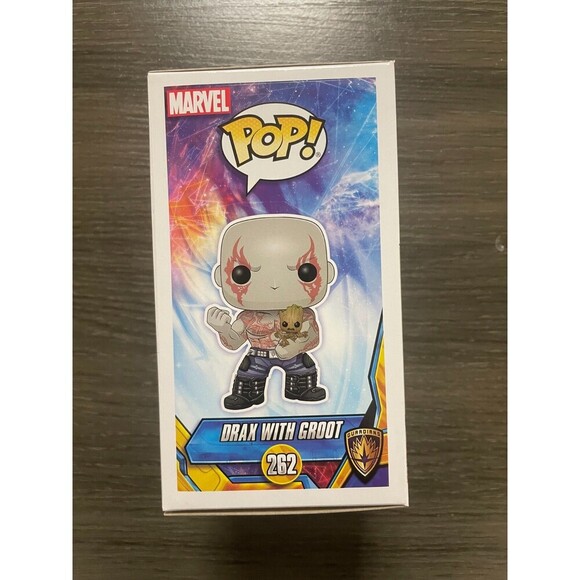 Funko Pop! Vinyl: Marvel - Drax (Holding Groot) - FYE (Exclusive) #262 - Picture 4 of 6